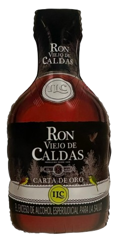 Globo metalizado botella ron 89.5cmx47.5cm