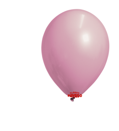 GLOBO PERLADO R12 ROSA X50