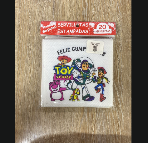 servilletas personajes