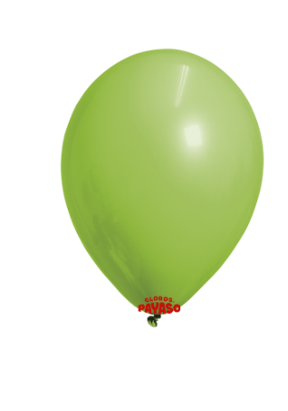 GLOBO DECORATIVO R12 VERDE MANZANA X12